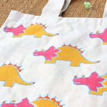 Load image into Gallery viewer, dino didi tote bag mustard
